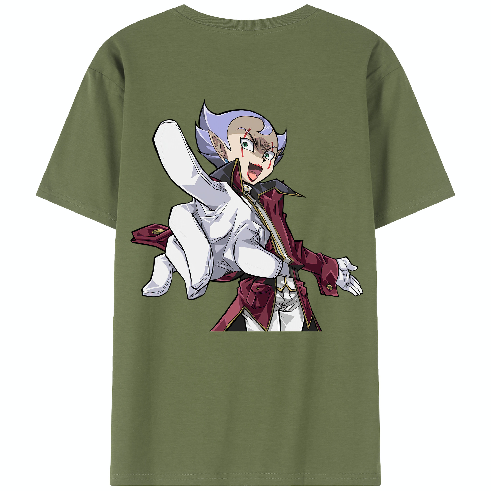 （画像用） 遊☆戯☆王 Yu-Gi-Oh! 綿100％半袖Tシャツ（背面プリント）